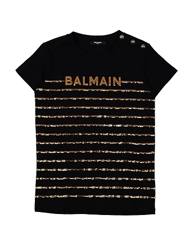 BALMAIN T-shirt Black 100% Cotton