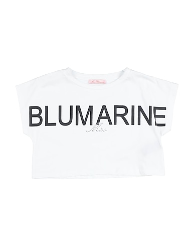 MISS BLUMARINE T-shirt White 94% Cotton, 6% Elastane