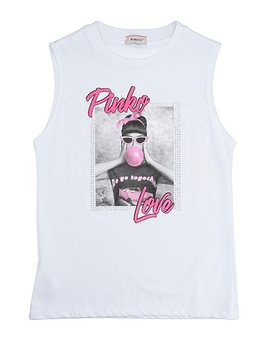 PINKO UP T-shirt White 100% Cotton