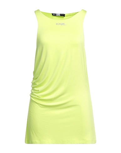 KARL LAGERFELD T-shirt Lime green 96% Viscose, 4% Elastane
