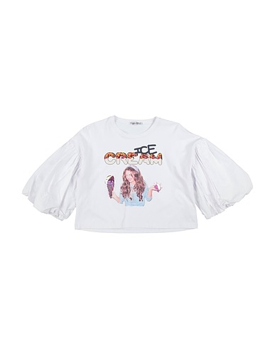 TO BE TOO T-shirt White 94% Cotton, 6% Elastic fibres