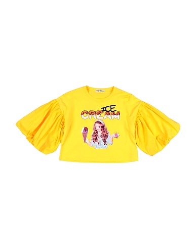 TO BE TOO T-shirt Giallo 94% Cotone, 6% Fibre elastiche