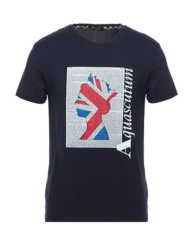 AQUASCUTUM ACTIVE T-shirt Blu notte 90% Cotone, 10% Elastan