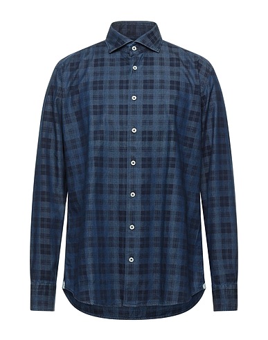 BASTONCINO Denim shirt Blue 100% Cotton