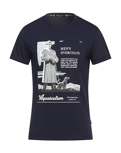AQUASCUTUM ACTIVE Camiseta Azul noche 90% Algodón, 10% Elastán