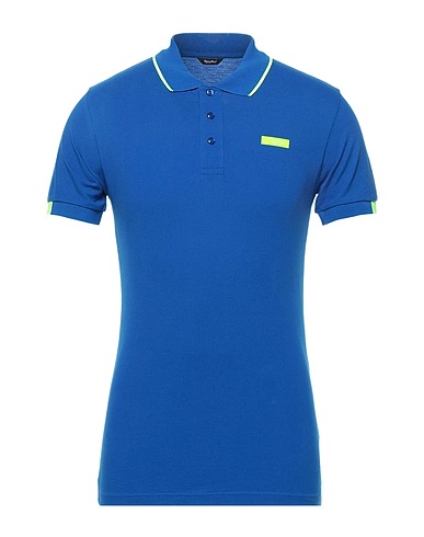 REFRIGIWEAR Poloshirt Blau 100% Baumwolle