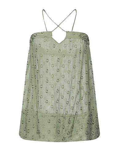 KRISTINA TI Top Sage green 74% Viscose, 23% Polyamide, 3% Cotton