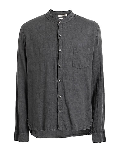 CROSSLEY Camicia in lino Antracite 100% Lino