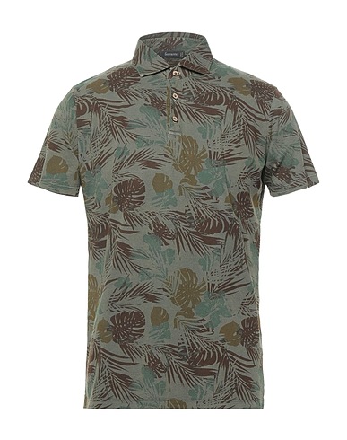 FERRANTE Poloshirt Militärgrün 100% Baumwolle