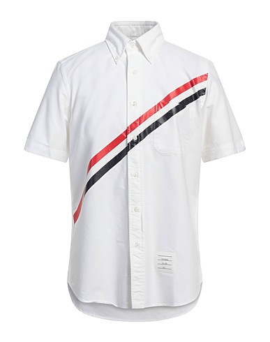 THOM BROWNE Shirts White 100% Cotton