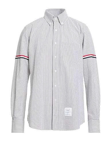 THOM BROWNE Camicia a righe 100% Cotone