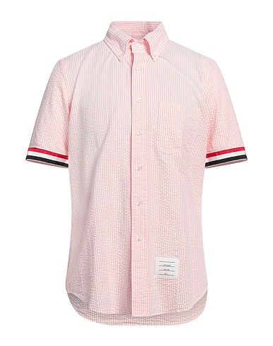 THOM BROWNE Striped shirt Pink 100% Cotton