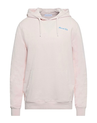 MANUEL RITZ Hooded track jacket  Blush 94% Cotton, 6% Elastane