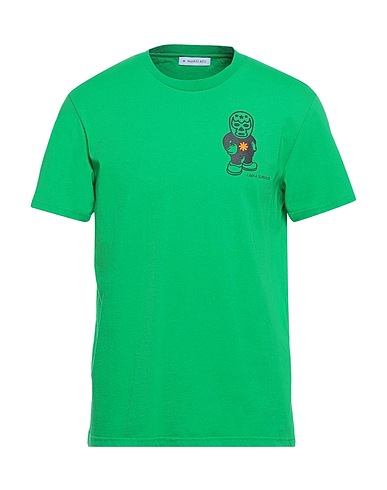 MANUEL RITZ T-shirt Green 100% Cotton