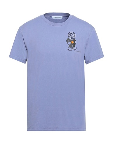 MANUEL RITZ Ｔシャツ モーブ コットン 100%