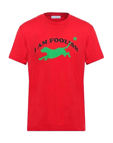 MANUEL RITZ T-shirt Rosso 100% Cotone