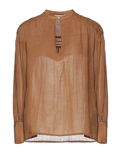 ALPHA STUDIO Top Camel 100% Ramie