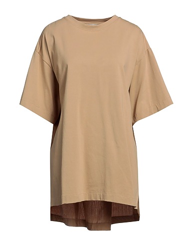 ALPHA STUDIO T-shirt Καμηλό 91% Βαμβάκι, 9% Ελαστάνη
