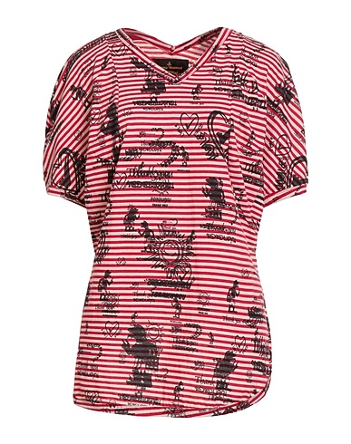 VIVIENNE WESTWOOD ANGLOMANIA T-shirt Rosso 100% Cotone