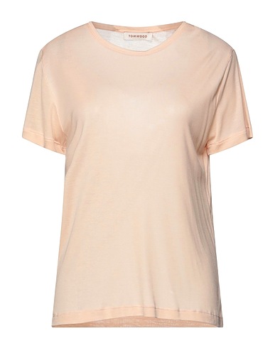 TOM WOOD T-shirt Cipria 50% Modal, 50% Cupro
