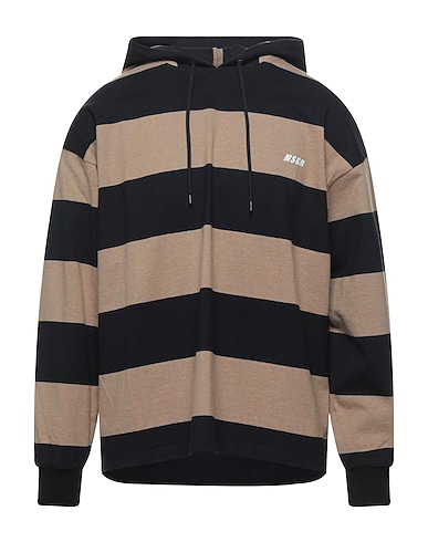 MSGM Hooded track jacket  Black 72% Cotton, 26% Acrylic, 2% Other Fibres