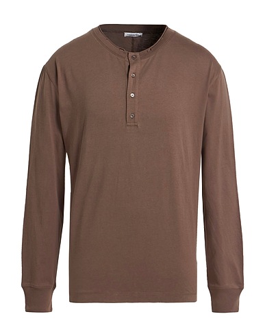 PAOLO PECORA T-shirt Khaki 100% Cotone
