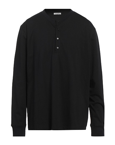 PAOLO PECORA Ｔシャツ ブラック コットン 100%
