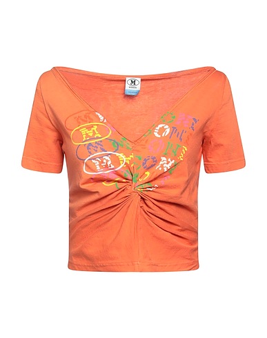 M MISSONI Crop top Orange 100% Cotton