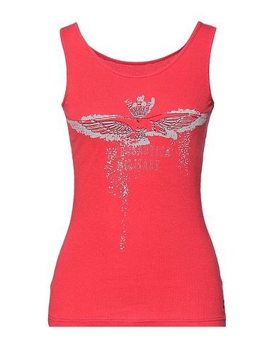 AERONAUTICA MILITARE Vest Red 92% Cotton, 8% Elastane