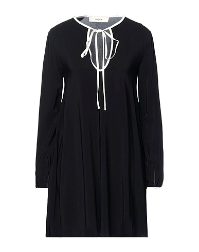 JUCCA Minivestido Negro 95% Viscosa, 5% Elastán