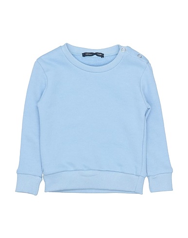 NEILL KATTER Felpa Celeste 100% Cotone