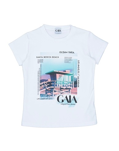 GAIALUNA T-shirt Bianco 94% Cotone, 6% Elastan