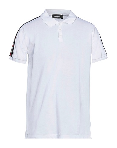 DSQUARED2 Polo shirt White 100% Cotton