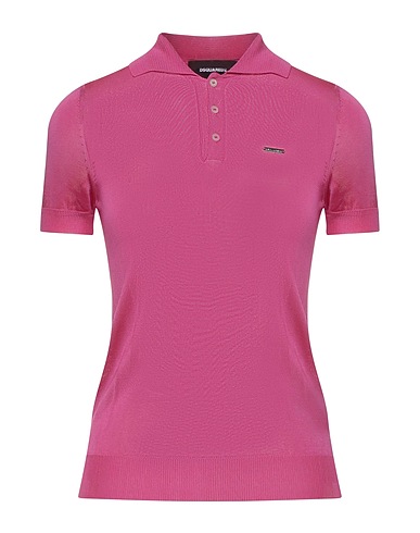 DSQUARED2 Polo shirt Fuchsia 100% Viscose