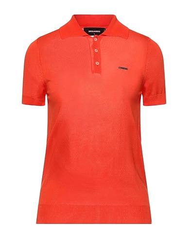 DSQUARED2 Polo Arancione 100% Viscosa