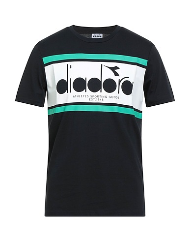 DIADORA T-shirt Nero 100% Cotone organico