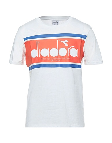 DIADORA T-Shirt Weiß 100% Organische Baumwolle
