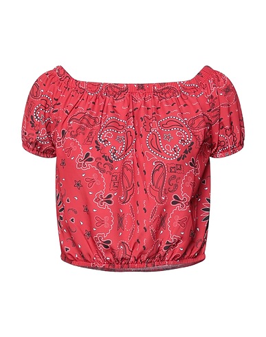 SHOPART Top Red 100% Polyester