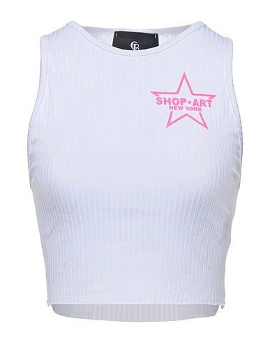 SHOPART Top White 95% Polyester, 5% Elastane