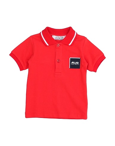PACIOTTI 4US Polo shirt Red 100% Cotton