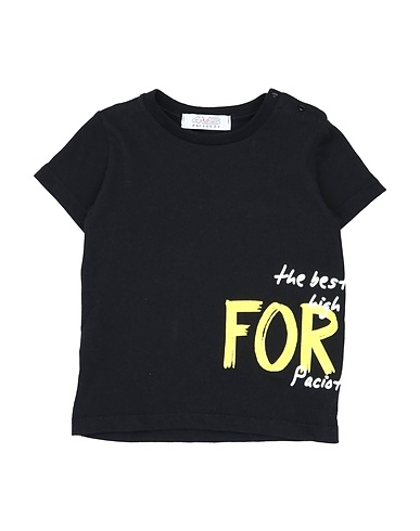 PACIOTTI 4US T-shirt Black 100% Cotton