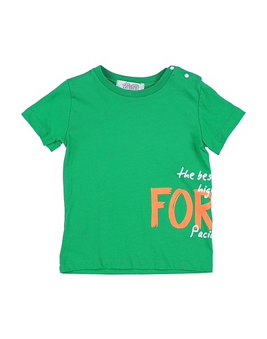 PACIOTTI 4US T-shirt Green 100% Cotton