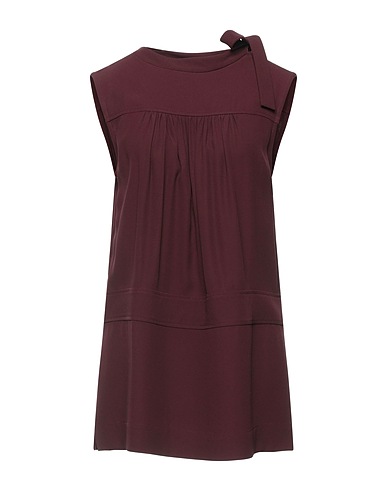 MARNI Top Bordeaux 58% Viscosa, 42% Acetato