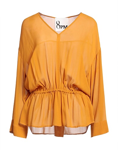 8PM Top Giallo ocra 100% Viscosa