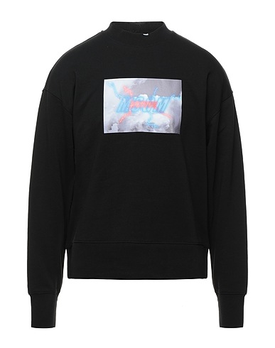 MSGM Sweatshirt Black 100% Cotton