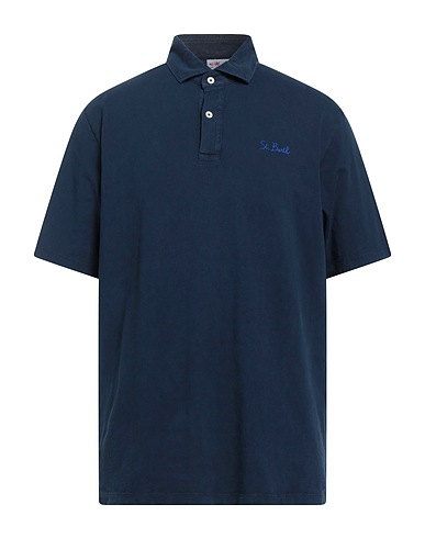 MC2 SAINT BARTH Polo shirt Midnight blue 100% Cotton