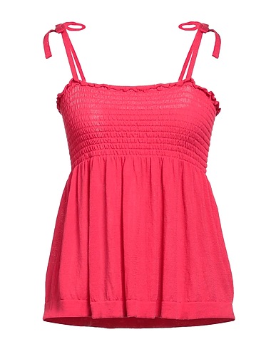 .TESSA Top Fuchsia 80% Cotton, 15% Polyamide, 5% Elastane
