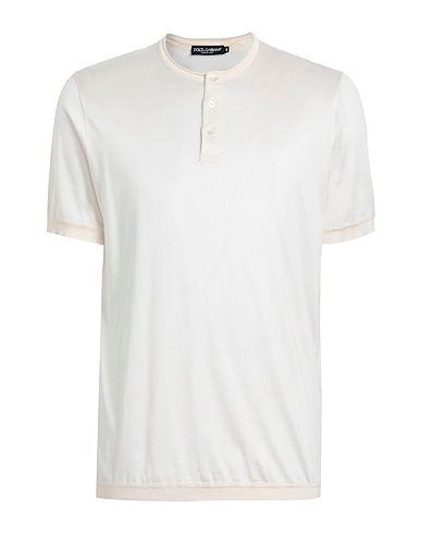 DOLCE&GABBANA T-shirt Ivory 100% Silk