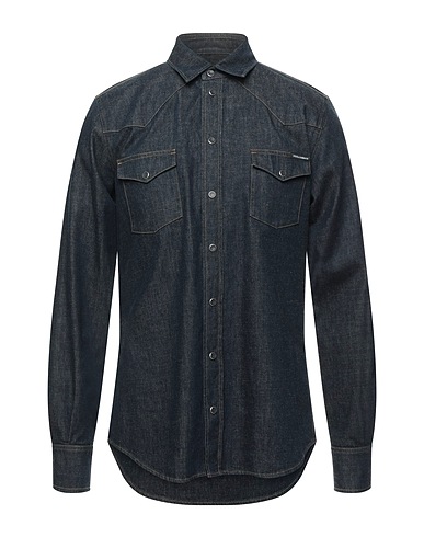 DOLCE&GABBANA Denim shirt Blue 100% Cotton