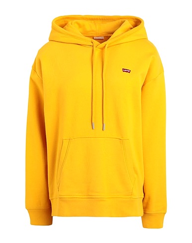 LEVI'S Hooded track jacket  HOODIE NON GRAPHICS
 Yellow 100% Cotton